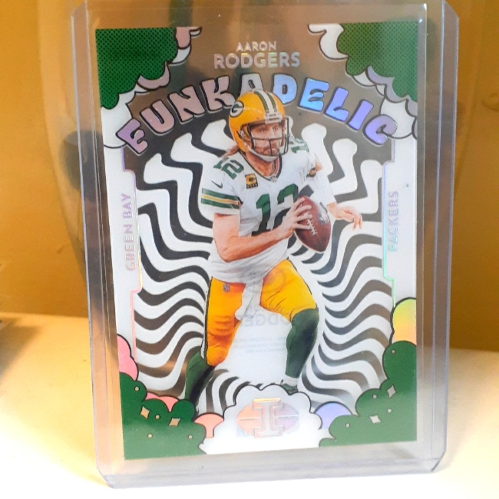 Aaron Rodgers Funkadelic Football card